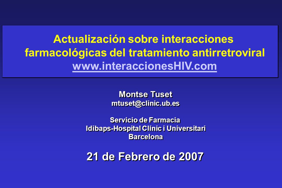 Actualización sobre interacciones