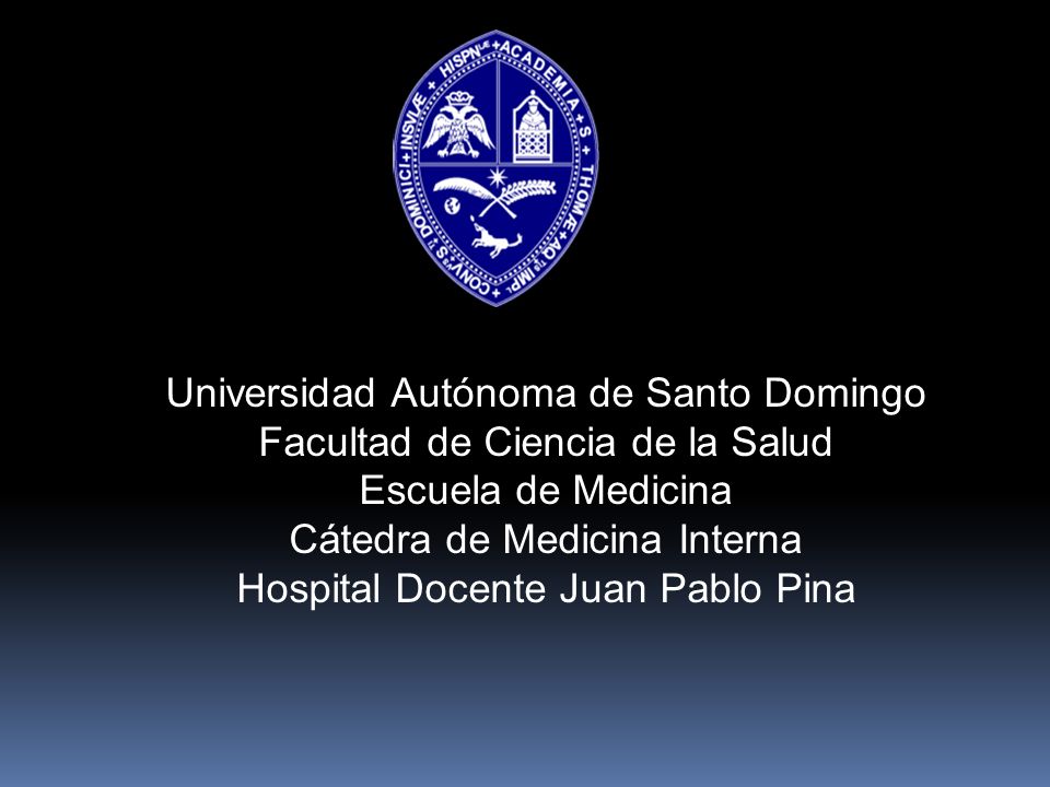 Universidad Autónoma de Santo Domingo Facultad de Ciencia de la Salud