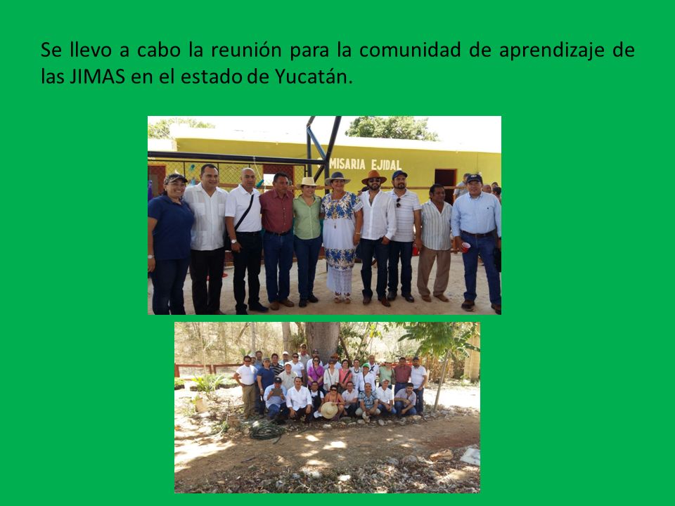 Se llevo a cabo la reunión para la comunidad de aprendizaje de las JIMAS en el estado de Yucatán.