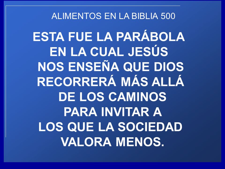 ESTA FUE LA PARÁBOLA EN LA CUAL JESÚS NOS ENSEÑA QUE DIOS