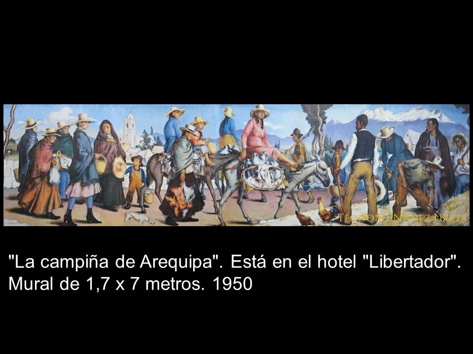 La campiña de Arequipa . Está en el hotel Libertador