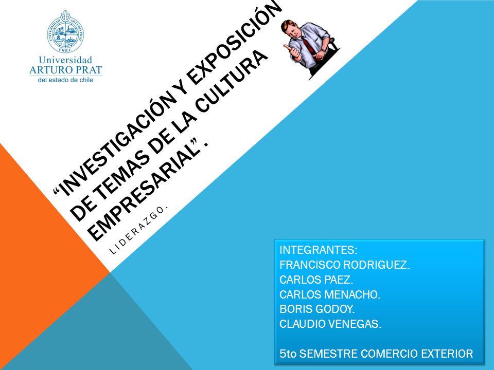 Investigación y Exposición de temas de la Cultura Empresarial .