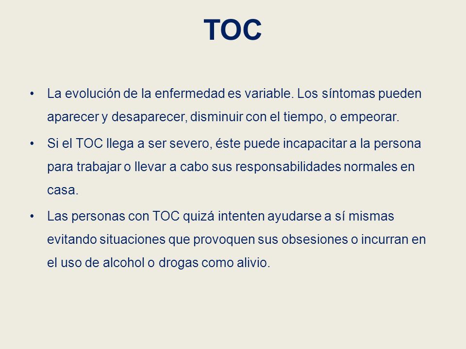 TOC La evolución de la enfermedad es variable. Los síntomas pueden aparecer y desaparecer, disminuir con el tiempo, o empeorar.