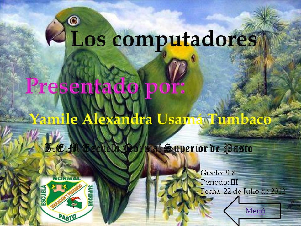 Yamile Alexandra Usamá Tumbaco I.E.M Escuela Normal Superior de Pasto
