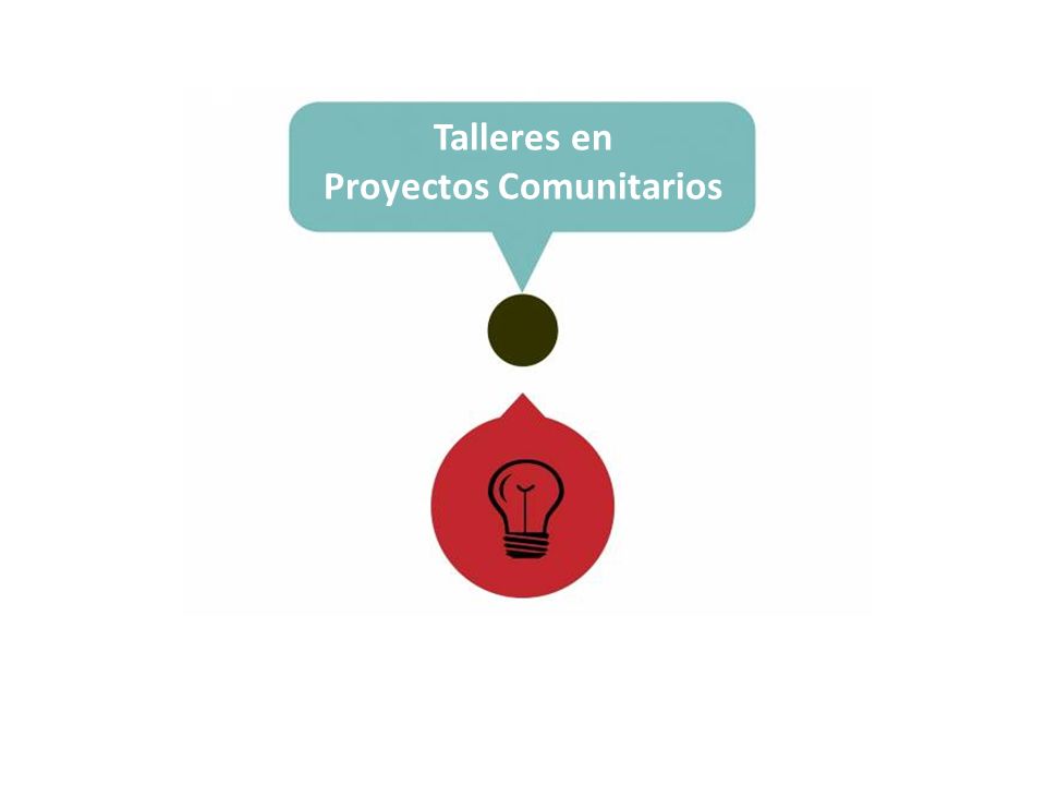 Talleres en Proyectos Comunitarios