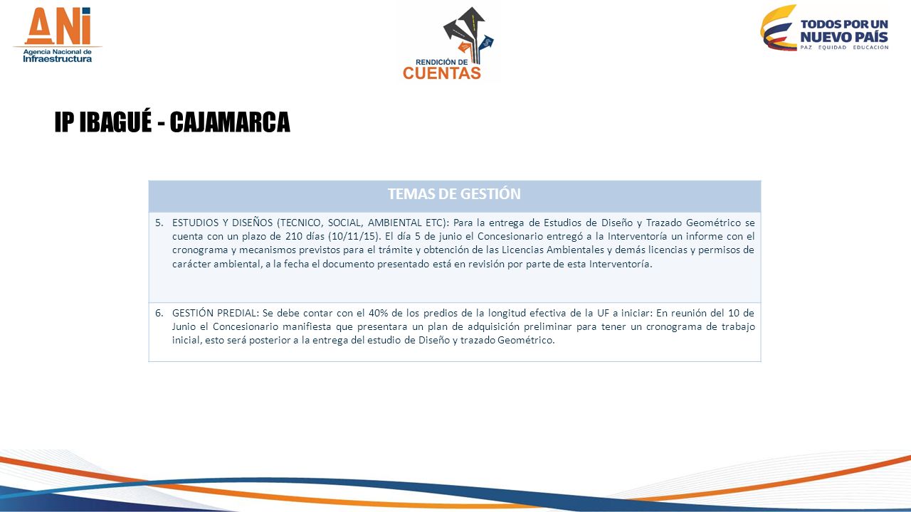 IP IBAGUÉ - CAJAMARCA TEMAS DE GESTIÓN