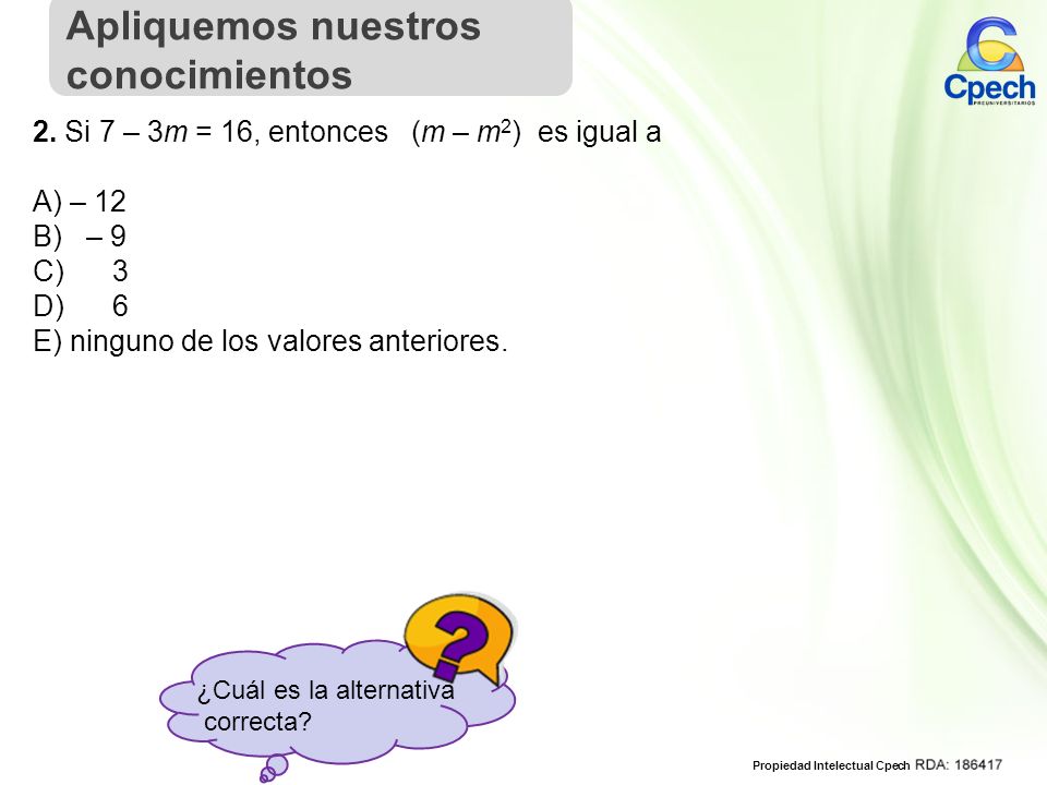 Apliquemos nuestros conocimientos