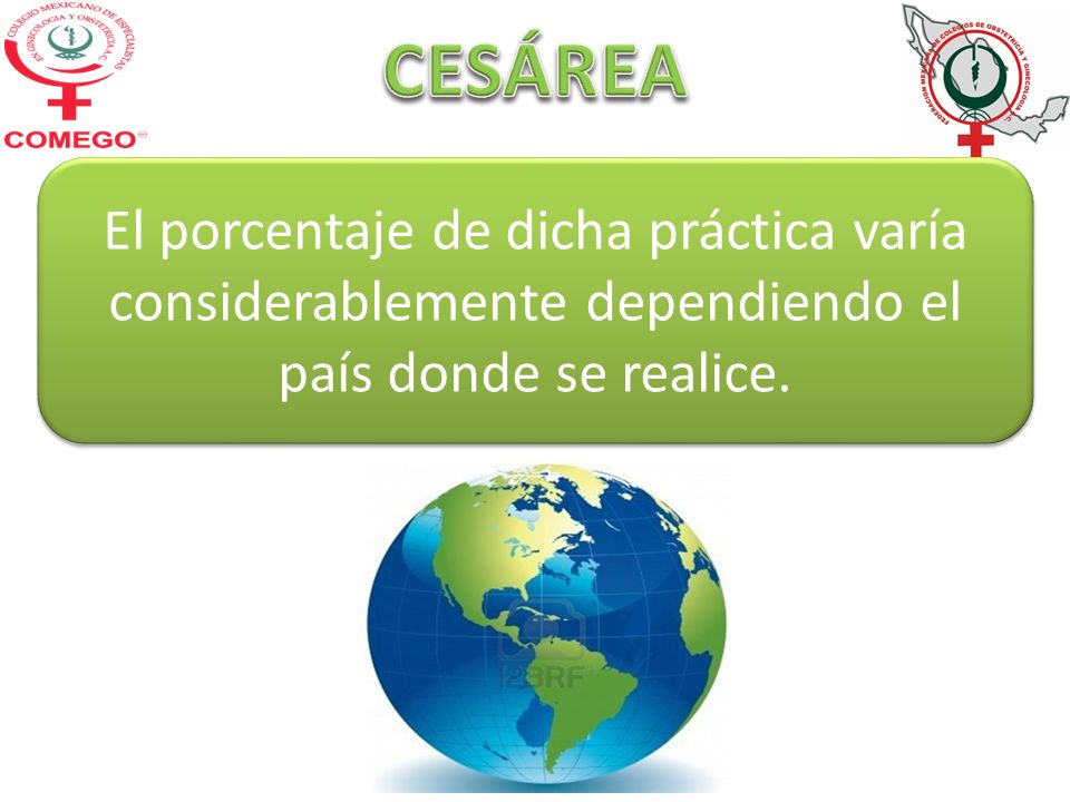 CESÁREA Operación abdominal más frecuente que suele realizarse en todo el mundo.