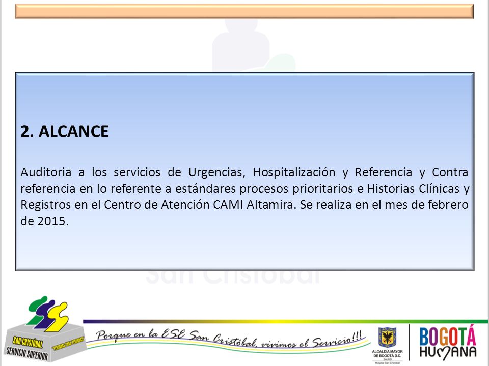 ESE SAN CRISTÓBAL INFORME DE AUDITORÍA A LA ADHERENCIA A GUIAS DE ATENCIÓN MATERNO-PERINATAL, IV TRIMESTRE DEL 2011
