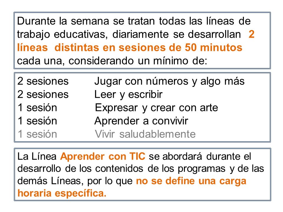 2 sesiones Jugar con números y algo más 2 sesiones Leer y escribir