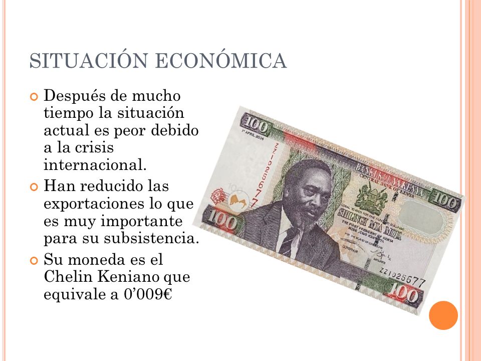 SITUACIÓN ECONÓMICA Después de mucho tiempo la situación actual es peor debido a la crisis internacional.