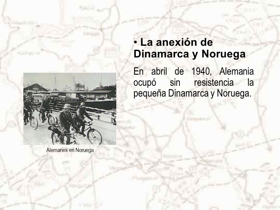 La anexión de Dinamarca y Noruega