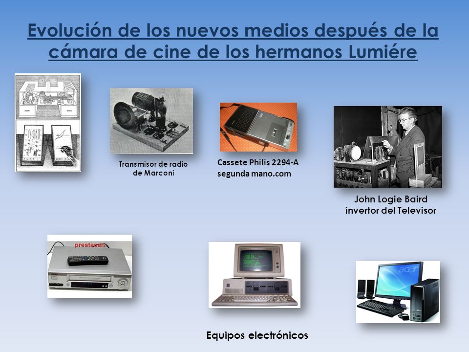 Transmisor de radio de Marconi John Logie Baird invertor del Televisor