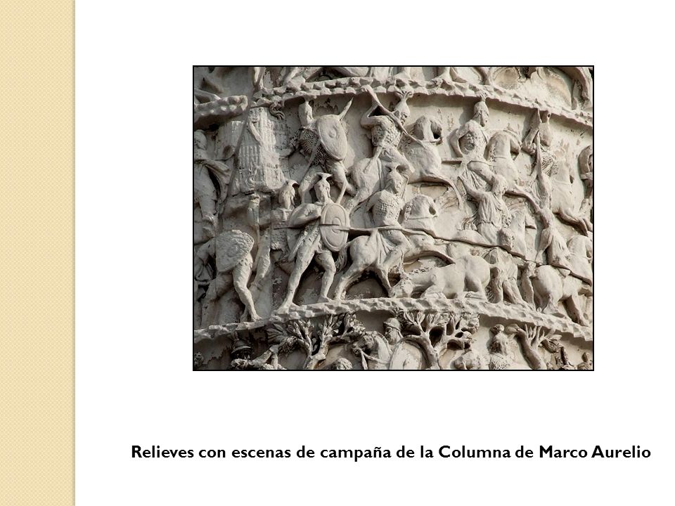 Relieves con escenas de campaña de la Columna de Marco Aurelio