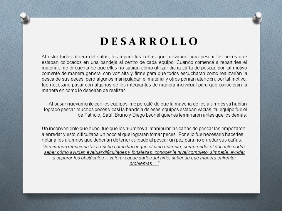 D E S A R R O L L O