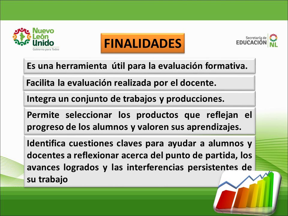 FINALIDADES Es una herramienta útil para la evaluación formativa.