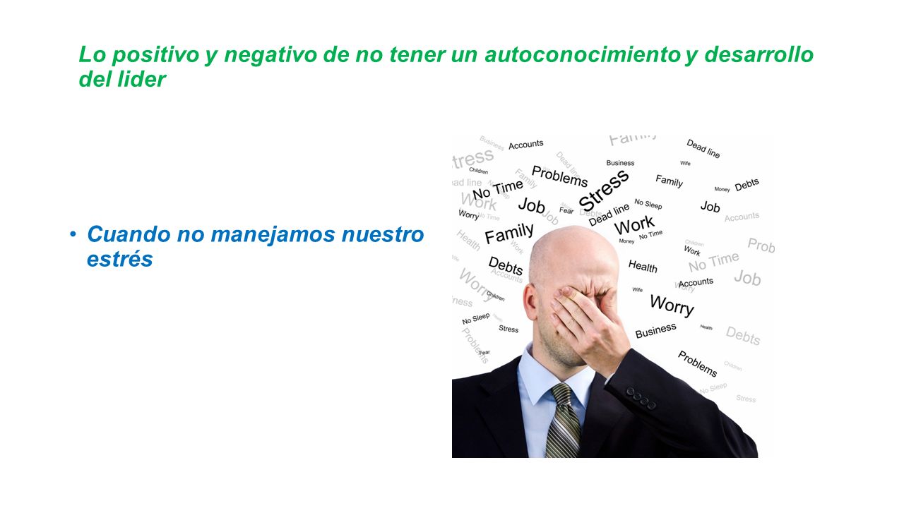 Lo positivo y negativo de no tener un autoconocimiento y desarrollo del lider