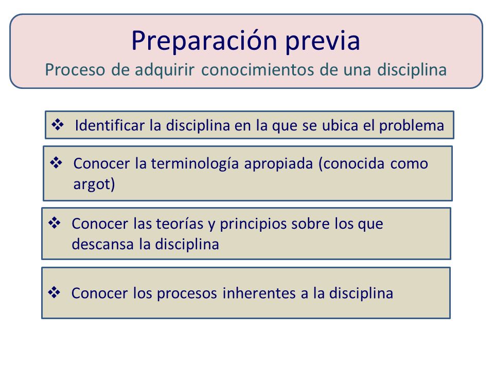 Proceso de adquirir conocimientos de una disciplina
