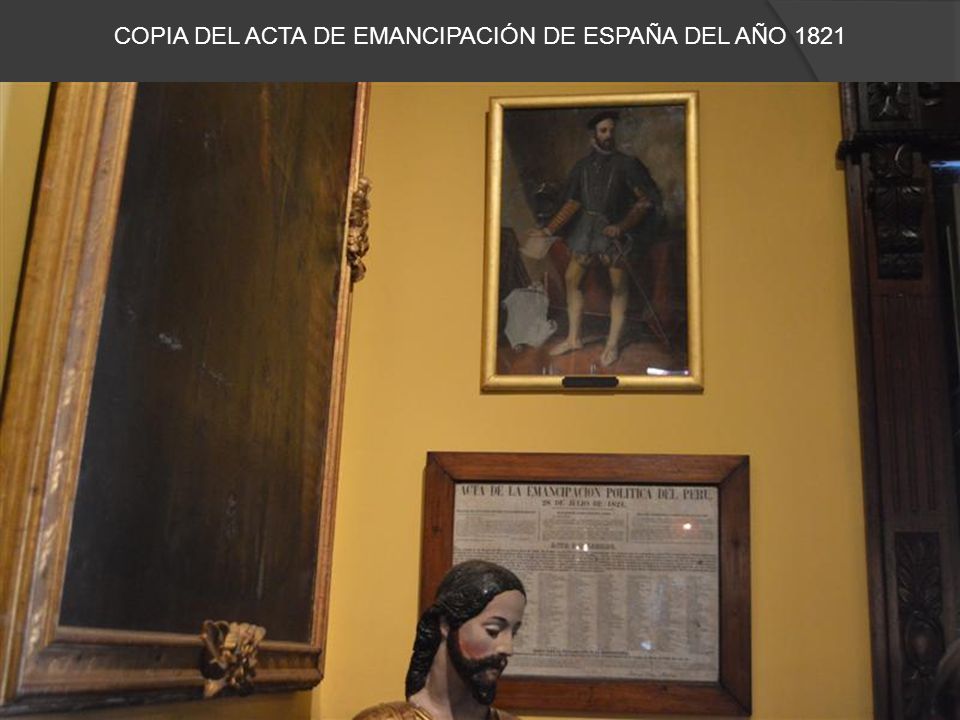 COPIA DEL ACTA DE EMANCIPACIÓN DE ESPAÑA DEL AÑO 1821