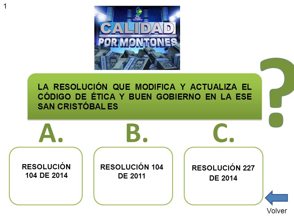 1 LA RESOLUCIÓN QUE MODIFICA Y ACTUALIZA EL CÓDIGO DE ÉTICA Y BUEN GOBIERNO EN LA ESE SAN CRISTÓBAL ES.