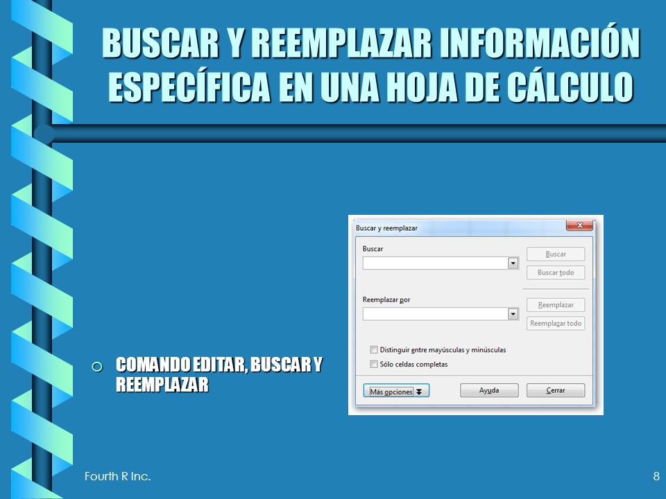 BUSCAR Y REEMPLAZAR INFORMACIÓN ESPECÍFICA EN UNA HOJA DE CÁLCULO