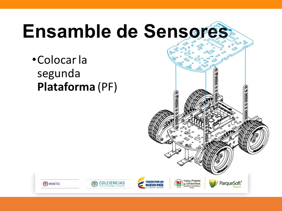 Ensamble de Sensores Colocar la segunda Plataforma (PF)