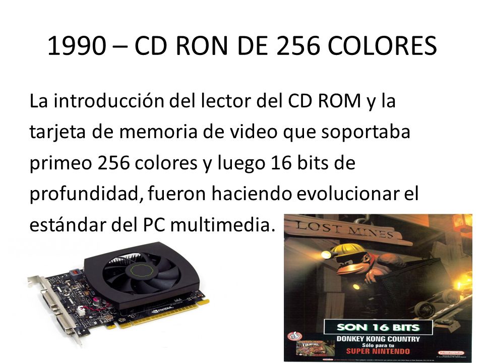 1990 – CD RON DE 256 COLORES