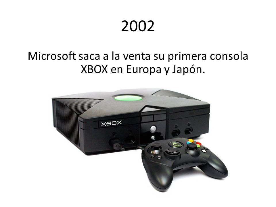 Microsoft saca a la venta su primera consola XBOX en Europa y Japón.