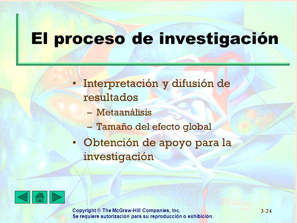 El proceso de investigación