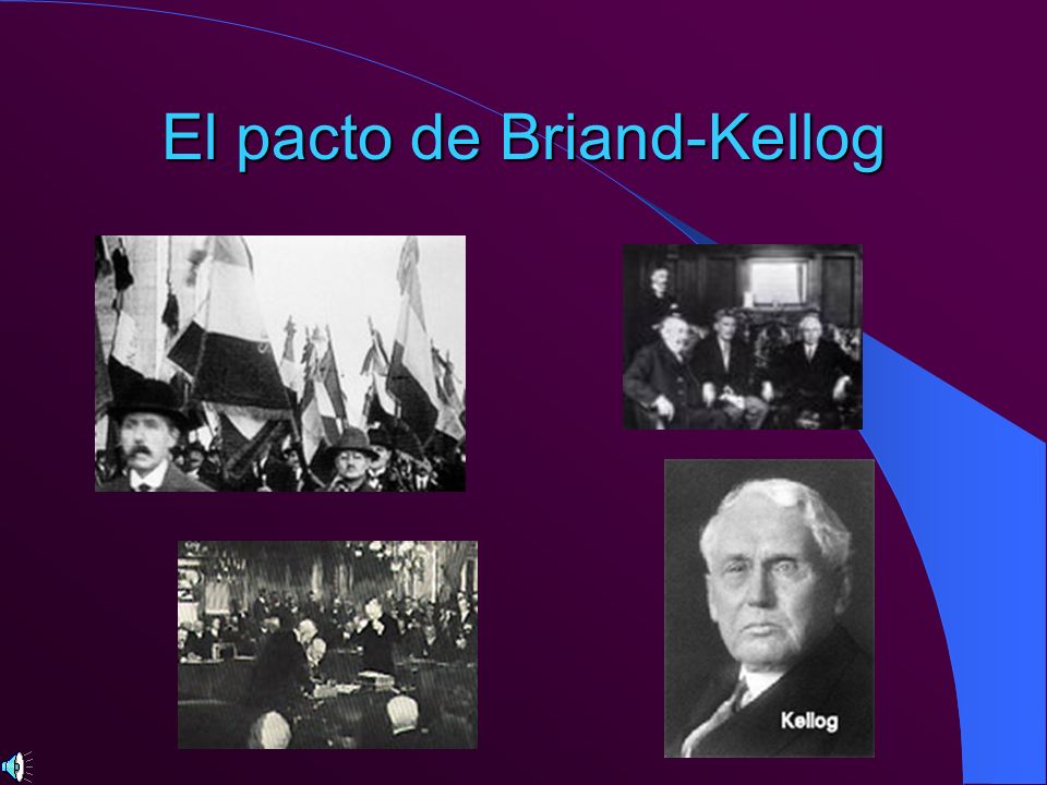 El pacto de Briand-Kellog