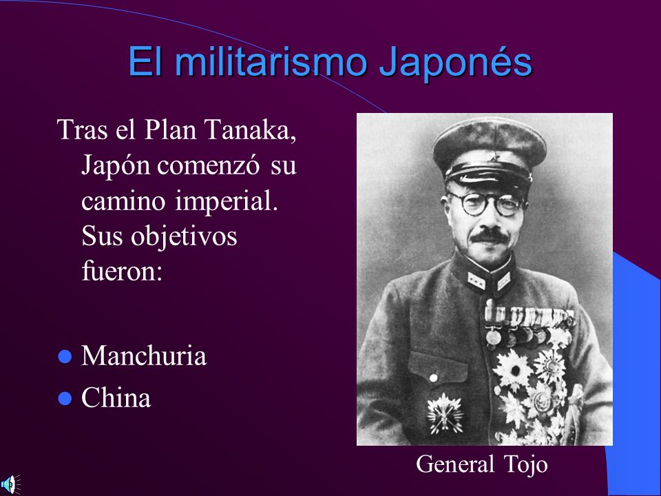 El militarismo Japonés