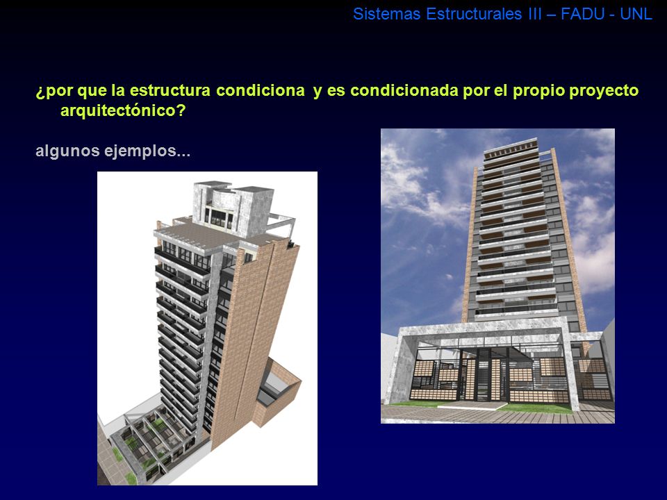 Sistemas Estructurales III – FADU - UNL