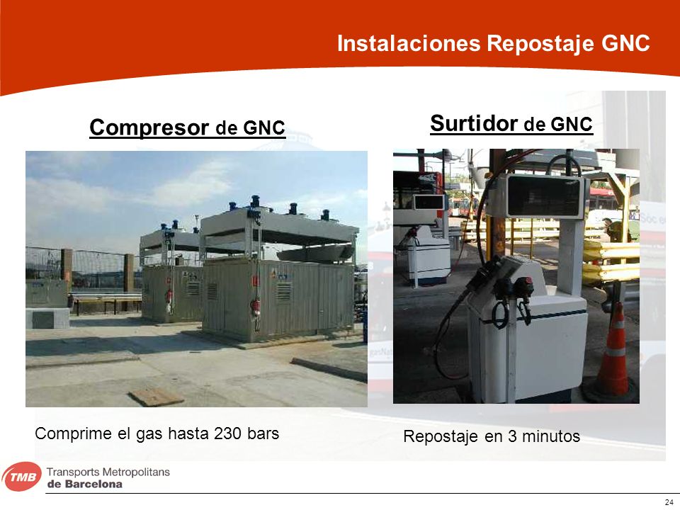 Instalaciones Repostaje GNC