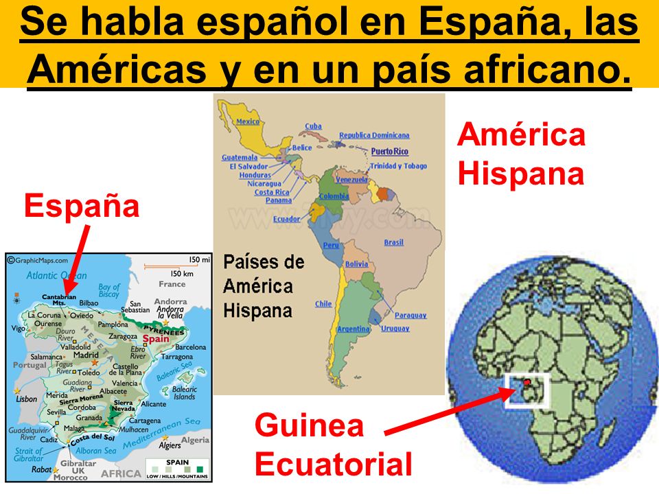 Presentación del tema: "El Mundo Hispano: Países y capitales"- Tr...