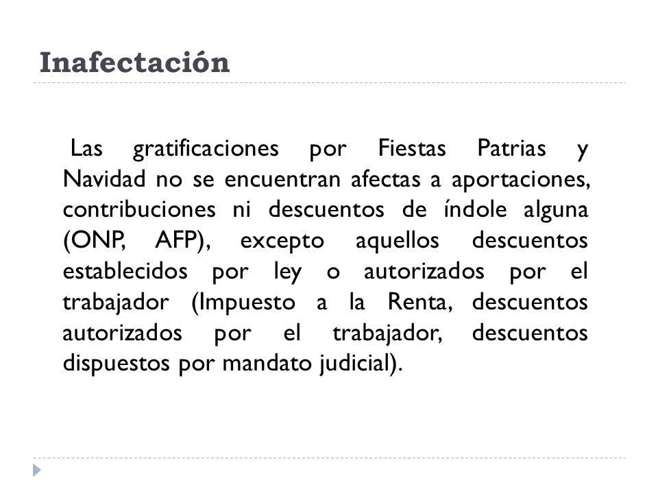 Inafectación