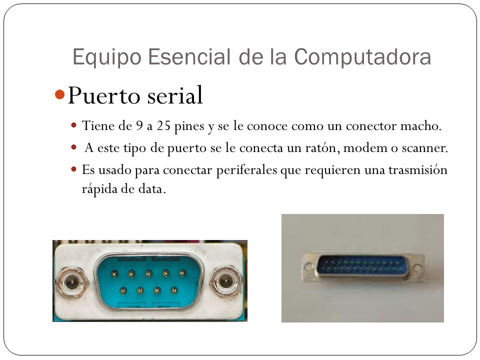 Equipo Esencial de la Computadora