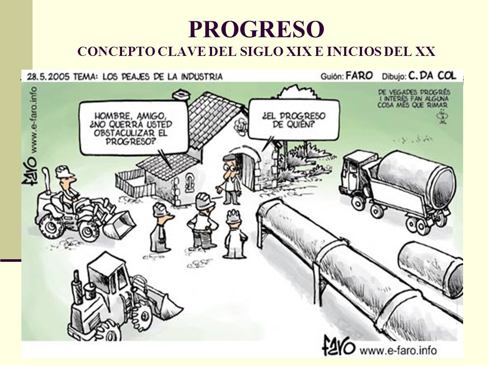 PROGRESO CONCEPTO CLAVE DEL SIGLO XIX E INICIOS DEL XX