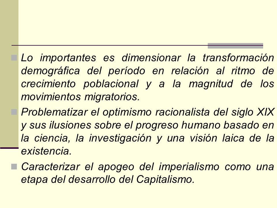 Lo importantes es dimensionar la transformación demográfica del período en relación al ritmo de crecimiento poblacional y a la magnitud de los movimientos migratorios.