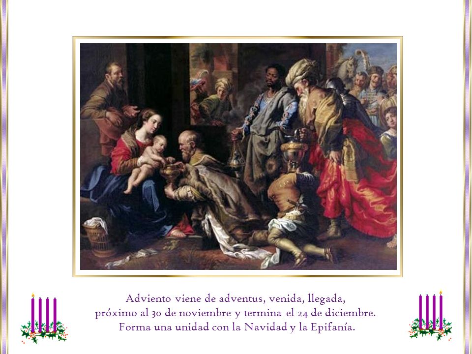 Forma una unidad con la Navidad y la Epifanía.