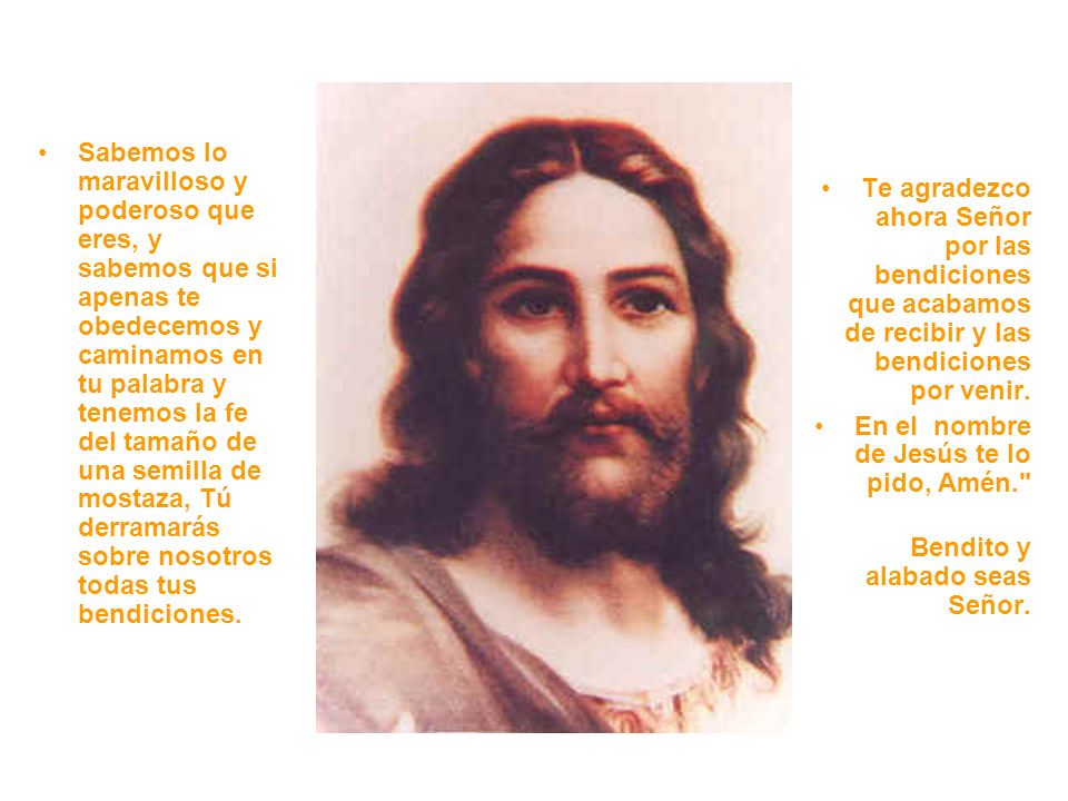 Sabemos lo maravilloso y poderoso que eres, y sabemos que si apenas te obedecemos y caminamos en tu palabra y tenemos la fe del tamaño de una semilla de mostaza, Tú derramarás sobre nosotros todas tus bendiciones.