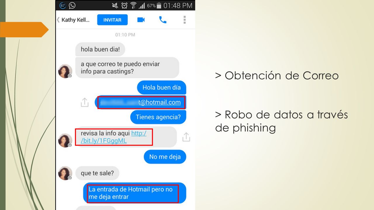 > Obtención de Correo > Robo de datos a través de phishing