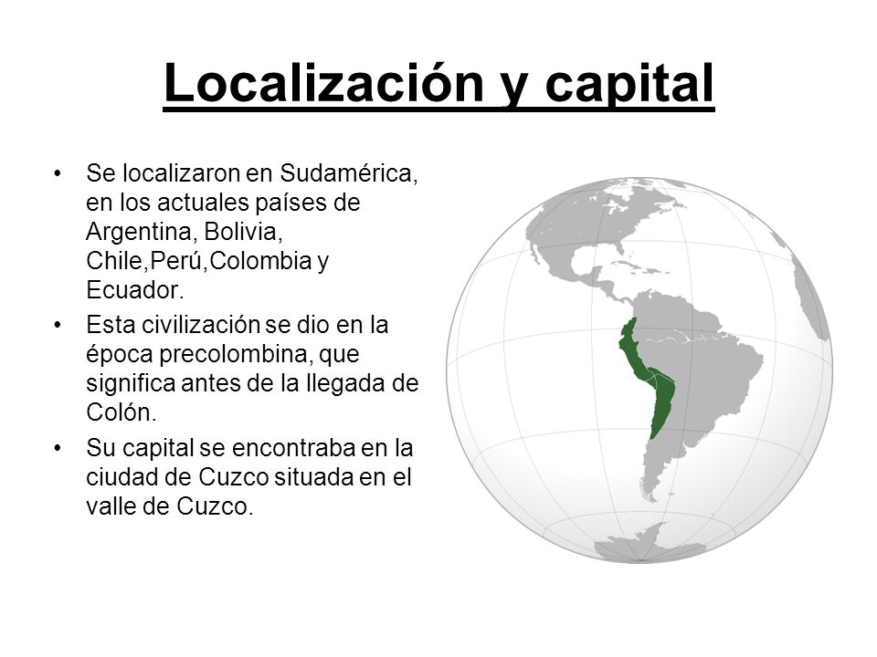 Localización y capital
