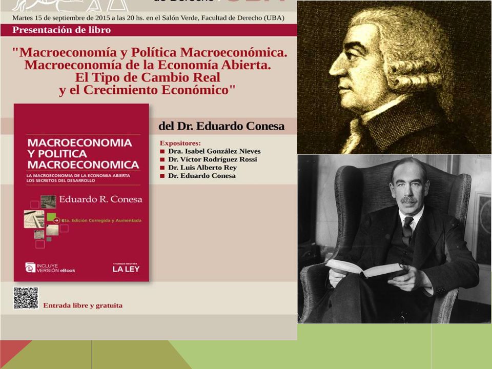 ESTE LIBRO COMBINA LA ECONOMIA CLASICA DE ADAM SMITH, QUE APUNTA AL LARGO PLAZO , CON LA ECONOMIA KEYNESIANA QUE ATIENDE AL CORTO PLAZO