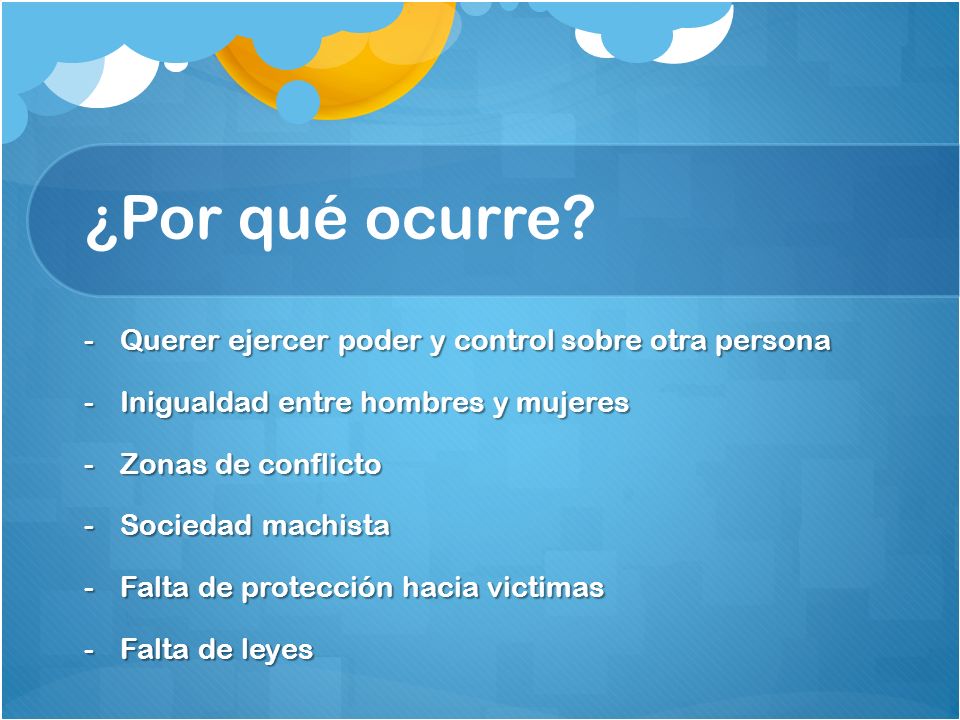 ¿Por qué ocurre Querer ejercer poder y control sobre otra persona