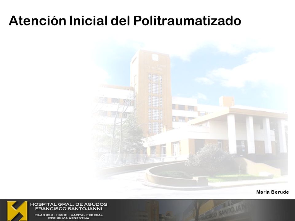 Atención Inicial del Politraumatizado