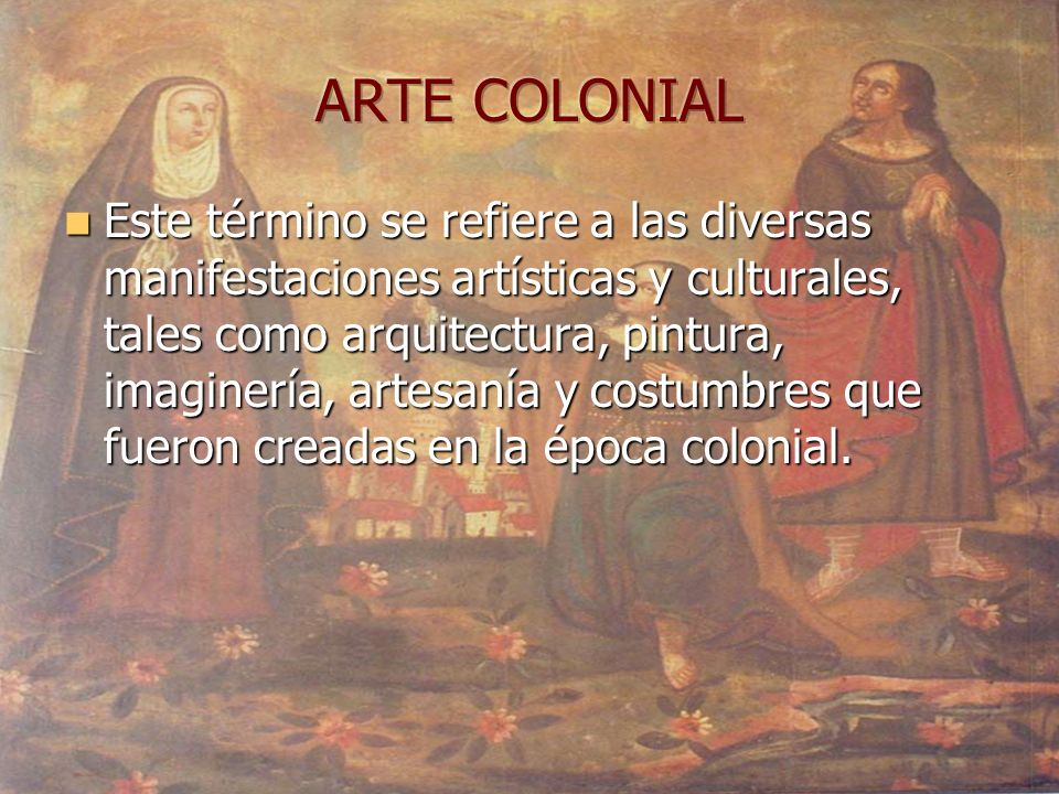 ARTE COLONIAL