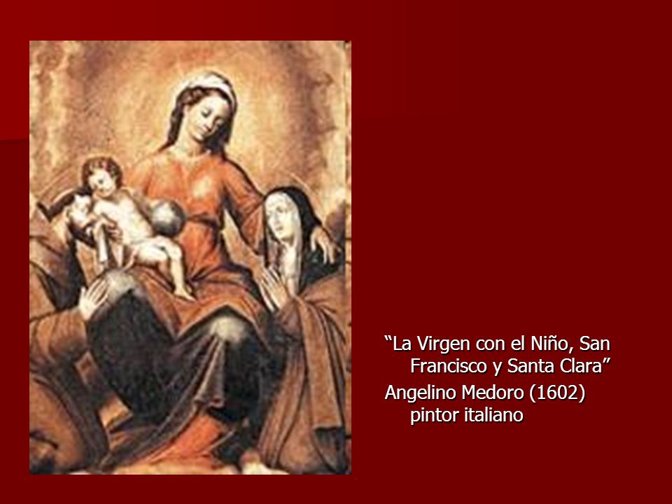 La Virgen con el Niño, San Francisco y Santa Clara