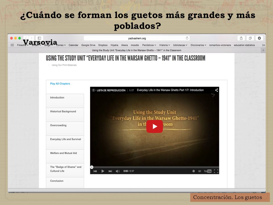 ¿Cuándo se forman los guetos más grandes y más poblados