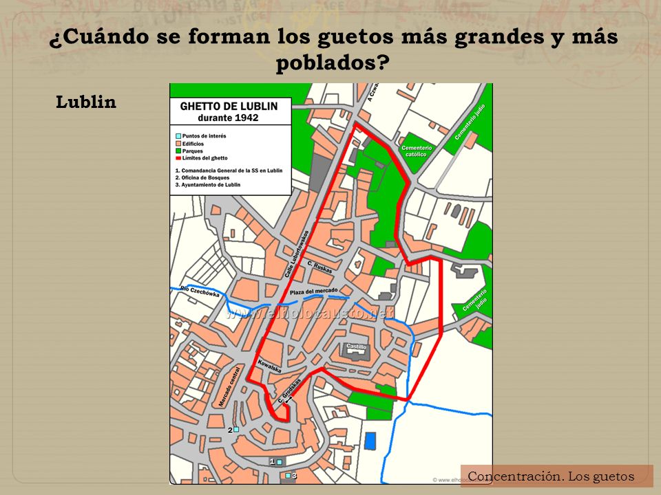 ¿Cuándo se forman los guetos más grandes y más poblados