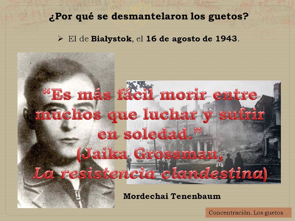 Es más fácil morir entre muchos que luchar y sufrir en soledad.